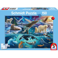 SCHMIDT Puzzle Arktická zvířata 150 dílků