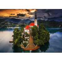 TREFL Puzzle Premium Plus Photo Odyssey: Bledské jezero 1000 dílků