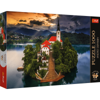 TREFL Puzzle Premium Plus Photo Odyssey: Bledské jezero 1000 dílků