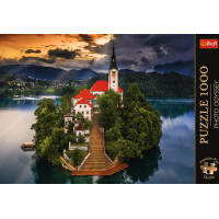 TREFL Puzzle Premium Plus Photo Odyssey: Bledské jezero 1000 dílků