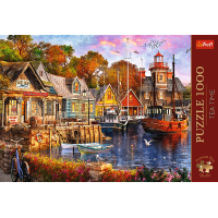 TREFL Puzzle Premium Plus Tea Time: Přístav u moře 1000 dílků