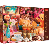 TREFL Puzzle Premium Plus Tea Time: Všechno hezké 1000 dílků