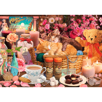 TREFL Puzzle Premium Plus Tea Time: Všechno hezké 1000 dílků