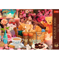 TREFL Puzzle Premium Plus Tea Time: Všechno hezké 1000 dílků