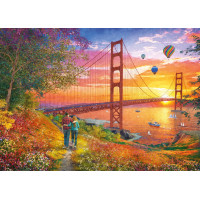 SCHMIDT Puzzle Procházka k mostu Golden Gate 2000 dílků