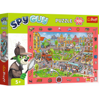 TREFL Puzzle s hledáním obrázků Spy Guy: Město 100 dílků