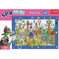 TREFL Puzzle s hledáním obrázků Spy Guy: Zábavní park 100 dílků