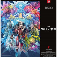 GOOD LOOT Puzzle The Witcher: Frakce monster 500 dílků