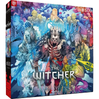 GOOD LOOT Puzzle The Witcher: Frakce monster 500 dílků