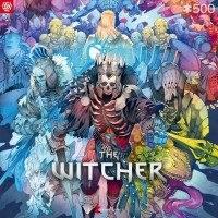 GOOD LOOT Puzzle The Witcher: Frakce monster 500 dílků