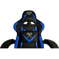 Herní židle DUNMOON - černá/modrá
