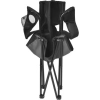 Skládací rybářská židle - černá