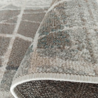 Kusový koberec ROXANNE Fragments - šedý/hnědý