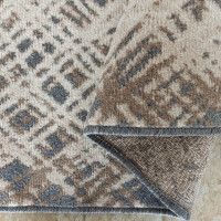 Kusový koberec ROXANNE Hatch - hnědý