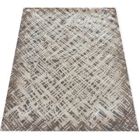 Kusový koberec ROXANNE Hatch - hnědý