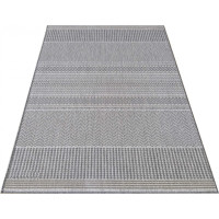 Oboustranný koberec NEEDLE Dekor - šedý