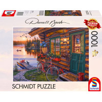 SCHMIDT Puzzle Chata u jezera 1000 dílků