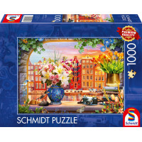 SCHMIDT Puzzle Návštěva Amsterdamu 1000 dílků