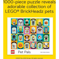 CHRONICLE BOOKS Puzzle LEGO® Zvířecí kamarádi 1000 dílků