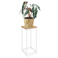 Stojan na květiny ARBEN 60 cm - dub craft/bílý