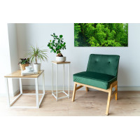 Stojan na květiny ARBEN 60 cm - dub craft/bílý