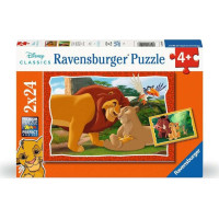 RAVENSBURGER Puzzle Disney: Lví král 2x24 dílků