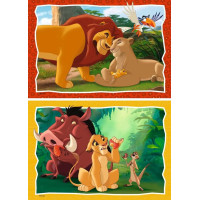 RAVENSBURGER Puzzle Disney: Lví král 2x24 dílků