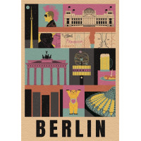 CLEMENTONI Puzzle Style in the City: Berlín 1000 dílků