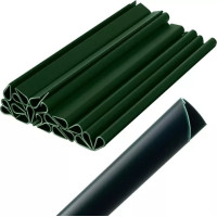 Spony na plotovou pásku - zelené - 20 ks
