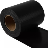 Stínící páska na plot 19 cm x 35 m - 450g/m2 - černá