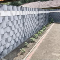 Stínící páska na plot 19 cm x 35 m - 450g/m2 - šedá