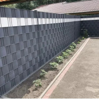 Stínící páska na plot 19 cm x 35 m - 450g/m2 - antracit