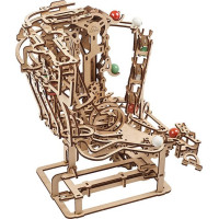 UGEARS 3D puzzle Kuličková dráha Marble Run: Chain Hoist 400 dílků