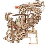 UGEARS 3D puzzle Kuličková dráha Marble Run: Chain Hoist 400 dílků