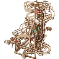 UGEARS 3D puzzle Kuličková dráha Marble Run: Chain Hoist 400 dílků