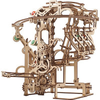 UGEARS 3D puzzle Kuličková dráha Marble Run: Chain Hoist 400 dílků