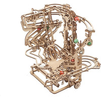 UGEARS 3D puzzle Kuličková dráha Marble Run: Chain Hoist 400 dílků