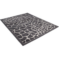 Kusový koberec TAPIS Giraffe - šedý/krémový