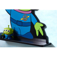 Dětská polička Disney Toy Story - Mimozemšťan - zelená/modrá
