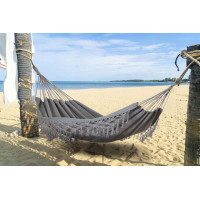 Houpací síť MIDAS 200x150 cm - šedá