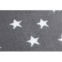 Dětský kusový koberec Petit Cloud stars grey