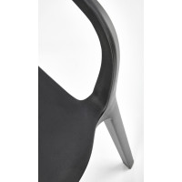 Zahradní plastová židle SENTA - černá