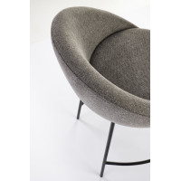Barová židle BARREL -  šedá