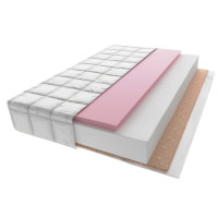 Dětská pěnová matrace MAX RELAX PREMIUM 200x90x11 cm - kokos/pěna/HR VISCO