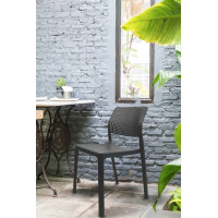 Zahradní plastová židle TARIN - antracit