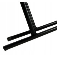 Balkonová skládací židle LOBOS - černá