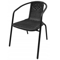 Zahradní židle LORETTO - černá