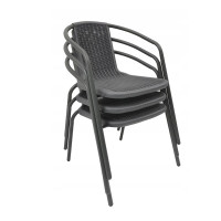 Zahradní židle LORETTO - šedá