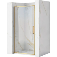 Sprchové dveře Rea RAPID swing 100 cm - zlaté broušené