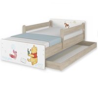 Dětská postel MAX Disney - MEDVÍDEK PÚ I 180x90 cm - SE ŠUPLÍKEM